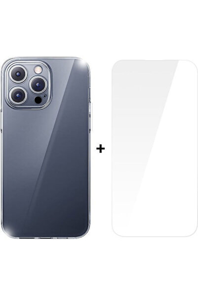 Baseus Θήκη + Προστατευτικό Οθόνης Σειρά Crystal Apple iPhone 15 Pro P6011440...