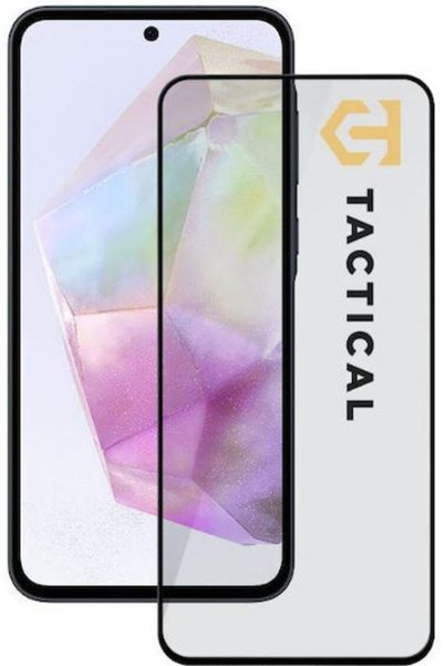 Tactical 5D 0.33mm Σκληρυμένο Γυαλί Μαύρο (Galaxy A35)