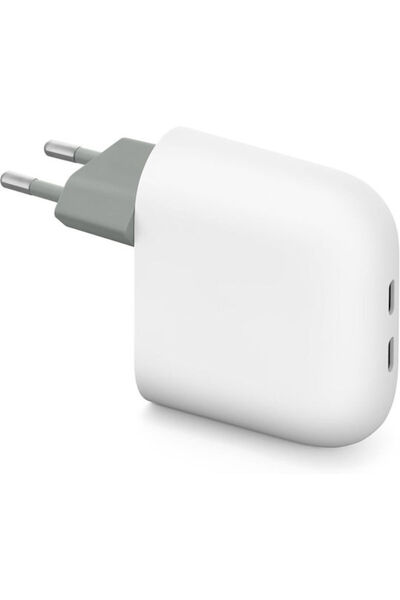 Google Φορτιστής Χωρίς Καλώδιο με 2 Θύρες USB-C 67W Power Delivery Λευκό (Pix...