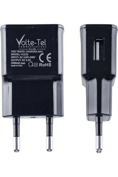 Other Φορτιστής Volte-Tel Χωρίς Καλώδιο με Θύρα USB-A Μαύρο (VLU25)