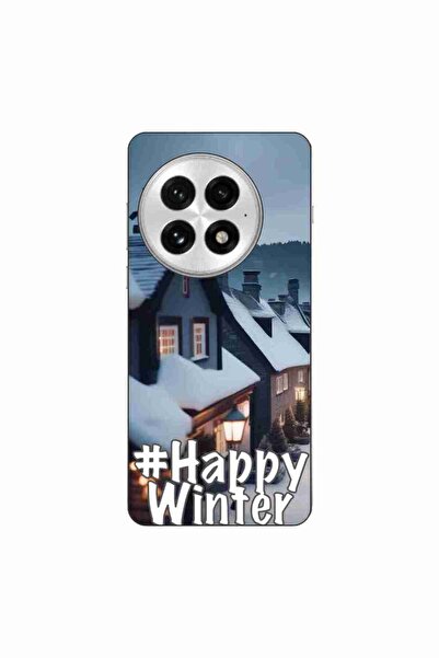 OEM Θήκη συμβατή με OnePlus 13 Σιλικόνης Gel TPU Μοντέλο Happy Winter