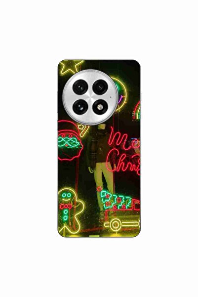 OEM Husa compatibila cu OnePlus 13 Silicon Gel Tpu Model Craciun Vitrina Neon...