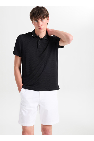 ALTINYILDIZ CLASSICS Siyah Erkek Polo T-Shirt ACE091262669