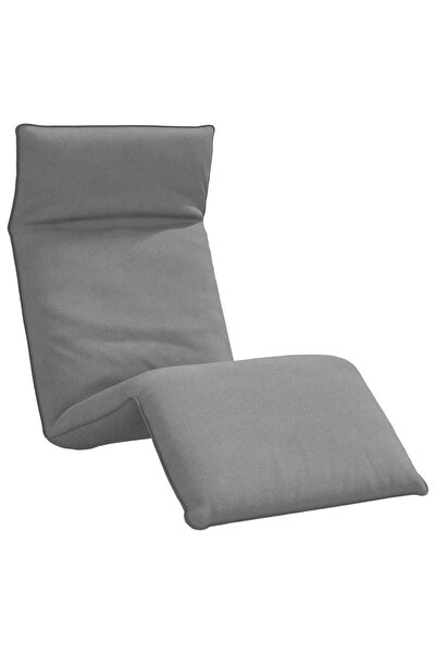 vidaxl Șezlong pliabil Gri 175x54x8,5 cm țesătură Oxford