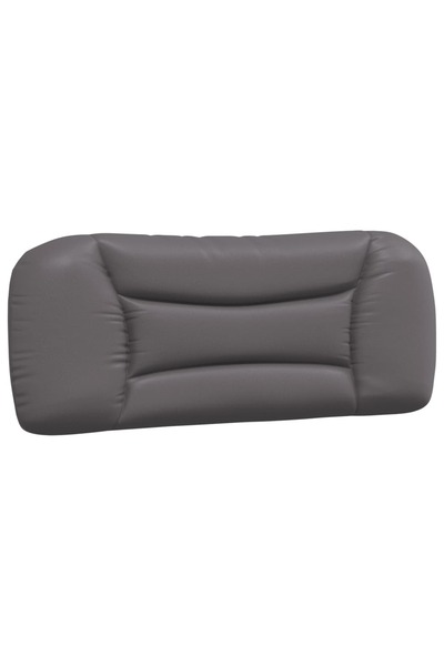 vidaxl Pernă pentru tăblie, Hvar, gri, 100 cm, piele artificială