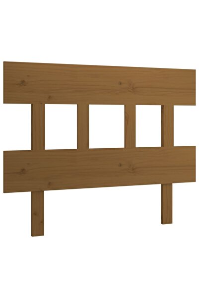 vidaxl Bedside table, honey brown, 103.5x3x81 cm, solid pine wood