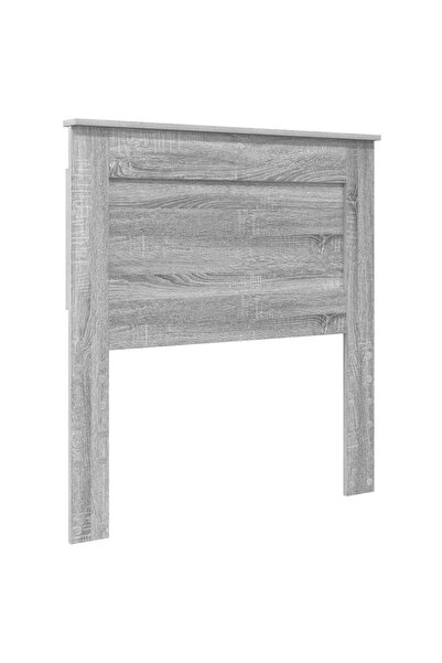 vidaxl Tăblie cap cu headboard Gri Sonoma 80 cm Lemn compozit