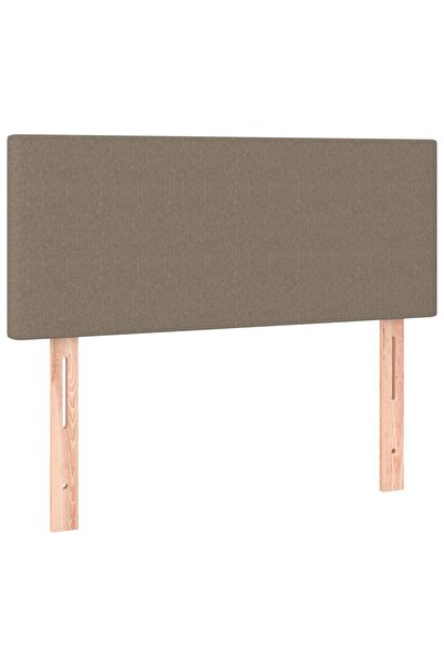 vidaxl Tăblie de pat, gri taupe, 90x5x78/88 cm, textil