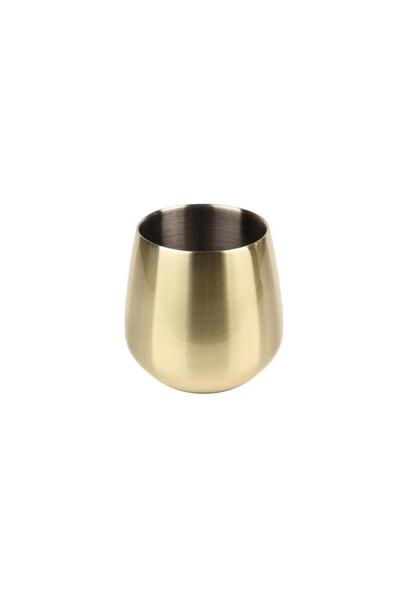Globy Double Wall Martini Glass Gold 450 ml