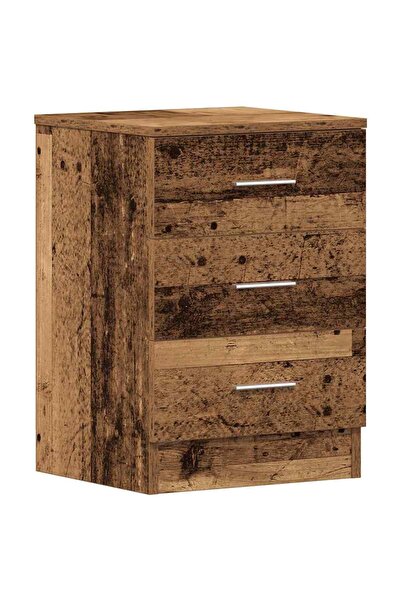 vidaxl Noptiera din lemn vechi 38x35x55 cm lemn prelucrat