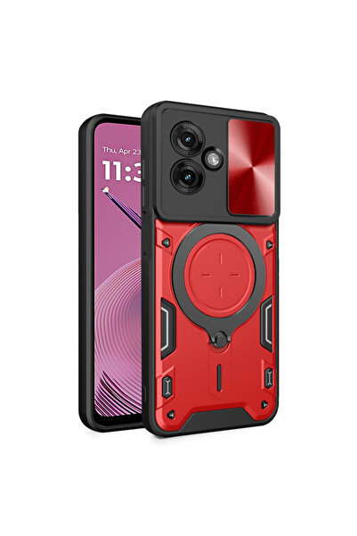 OEM Θήκη για Motorola Moto G55, Νότιος Ουρανός, Προστασία, κόκκινο