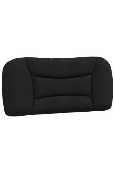 vidaxl Headboard Pillow , Hvar, black, 80 cm, textile