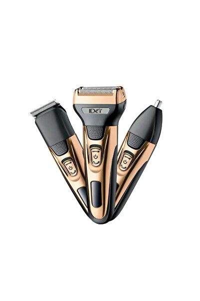 idei Set 3-în-1 de Îngrijire Bărbătească: Aparat de Ras, Trimmer și Epilator ...