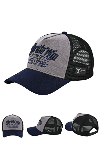 Fujin BTW Trucker Şapka Black Grey Navy