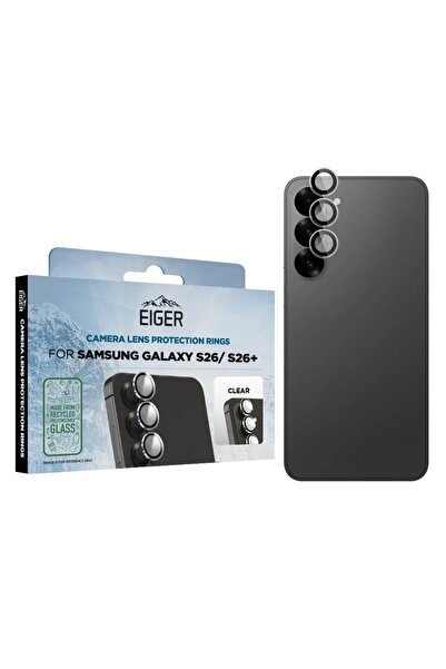 EIGER Folie Sticla Camera 3D Mountain Glass Samsung Galaxy S26 / S26 Plus Clear