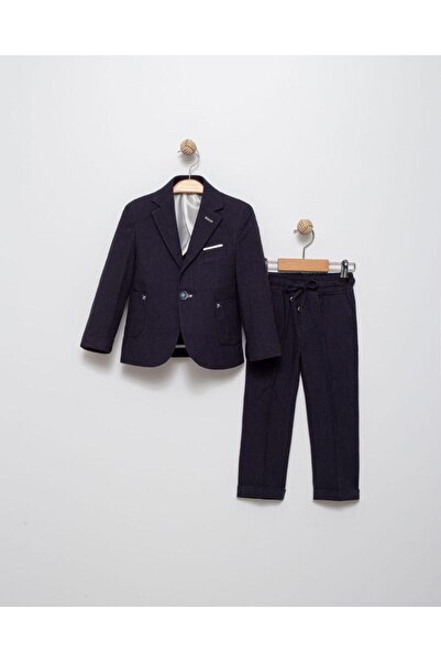 aykidsclup Costum de mire pentru băieți, 2 piese, negru – Jachetă și pantalon...