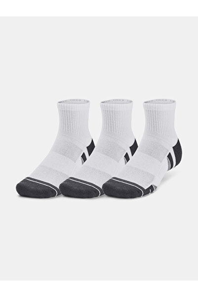 Under Armour Șosete UA Performance Tech 3 perechi Qtr-WHT