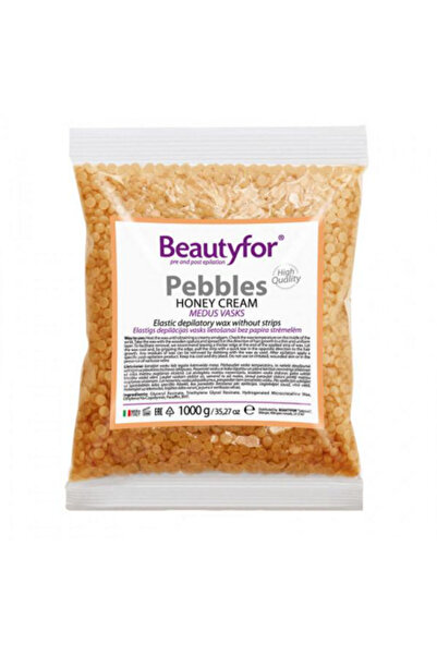 Beautyfor Perle de Ceara Depilatoare - Pebbles Honey Cream, 1 kg