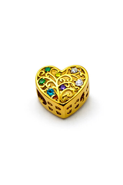 MakeWell Love Heart Steel Charm