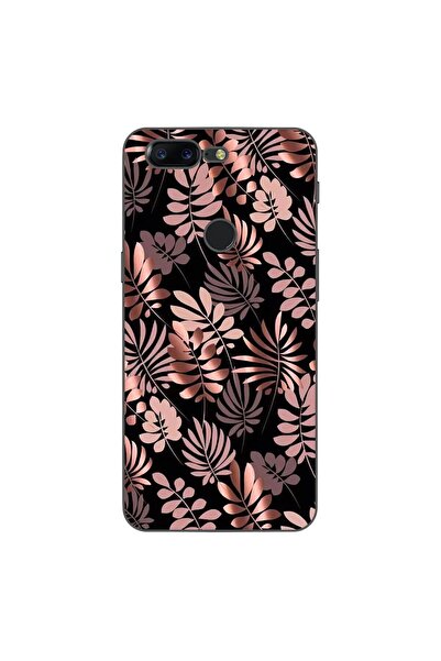 OEM Husa compatibila cu OnePlus 5T Silicon Gel Tpu Model Bronze Paradise