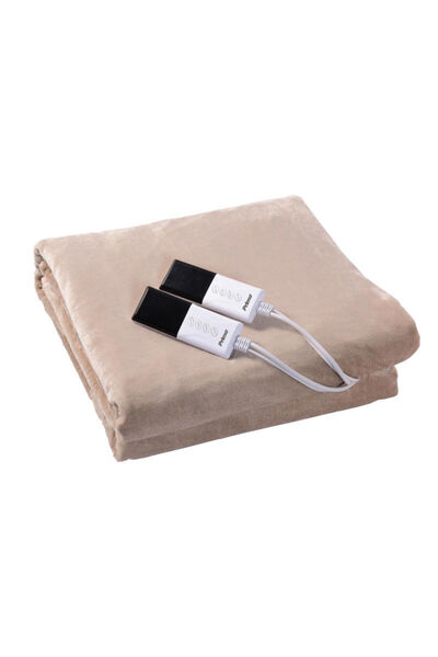 Primo Ηλεκτρικό Επίστρωμα PREB-81084 Διπλό 160x140cm Flannel Fleece Μπέζ