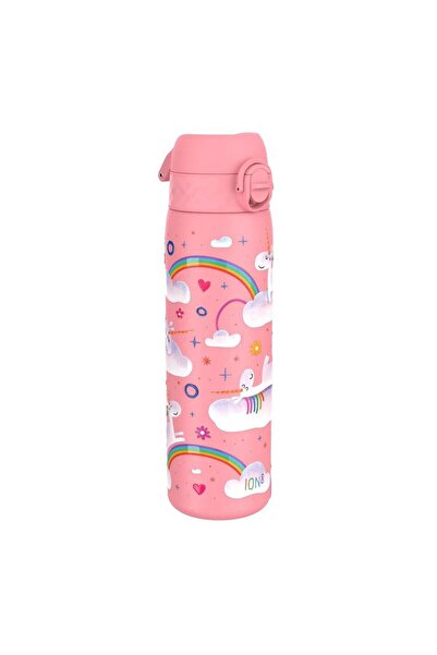 Ion8 Sticlă de apă subțire din oțel inoxidabil pentru copii, 600ml, Curcubee ...