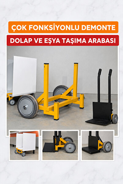 pratikmen Çok Fonksiyonlu Demonte Dolap ve Eşya Taşıma Arabası