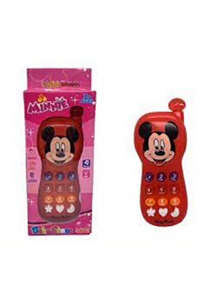 PlayFun Детски мобилен телефон, Бутони, Звуци, LED светлини, Музикални звуци,...