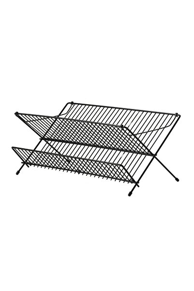 IKEA حامل أطباق KVOT، أسود