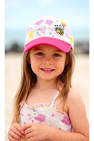 LAGRANZE 1-4 Years Old Girls' Ari Patterned Air-Permeable Mesh Hat