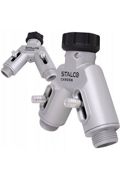 Mardil Distribuitor Dublu Din Aluminiu Pentru Robinet, Cu Valve Reglabile, Co...
