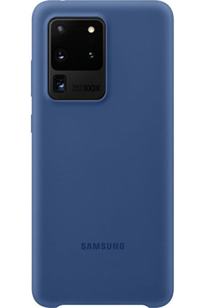 Samsung Πίσω Κάλυμμα Σιλικόνης Ναυτικό Μπλε (Galaxy S20 Ultra) Κωδικός: EF-PG...