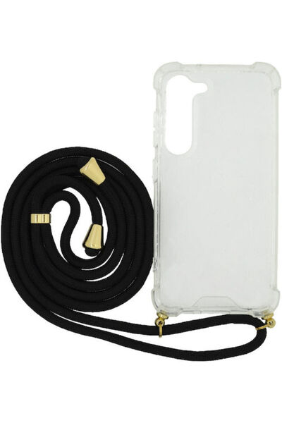 Other Ancus Πίσω Θήκη Σιλικόνης με Λουράκι Μαύρο (Galaxy S23) Κωδικός: 38981