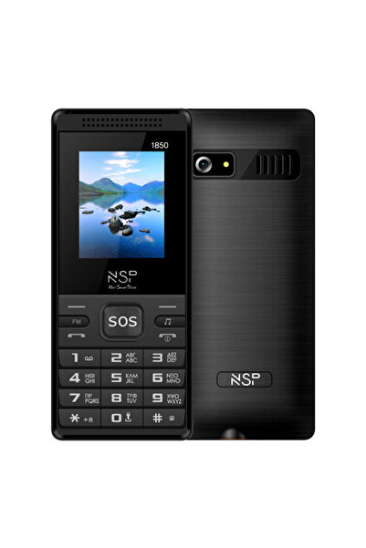 NSP 1850DS BLACK (Ελληνικό Μενού) Κινητό τηλέφωνο Dual SIM με Bluetooth, οθόν...