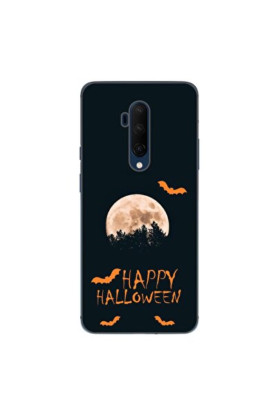 OEM Θήκη συμβατή με OnePlus 7T Pro από σιλικόνη gel TPU με σχέδιο Happy Hallo...