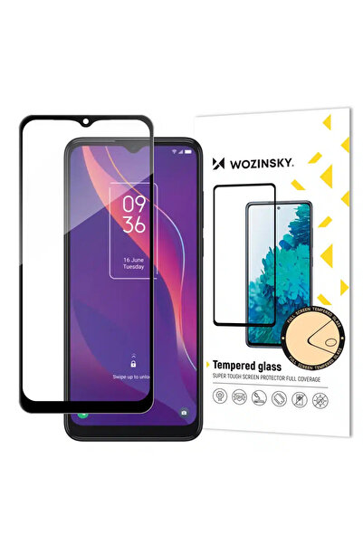 WOZINSKY super tough Full Glue tempered glass full screen with frame Case Fri...