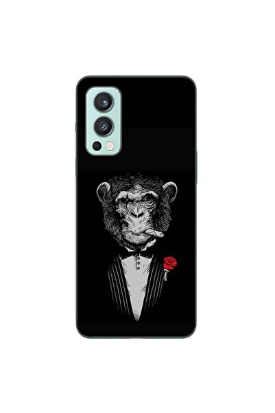 OEM Husa compatibila cu OnePlus Nord 2 Silicon Gel Tpu Model Cigar Monkey