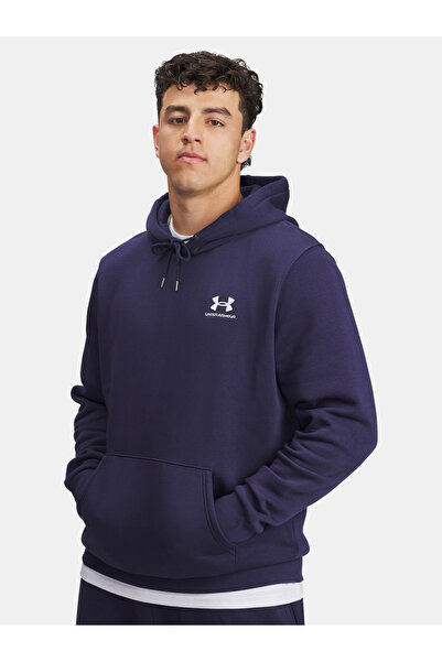 Under Armour Mikina UA Essential Fleece Hoodie-NVY