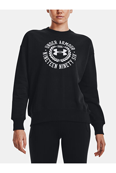 Under Armour Mikina Rival Fleece Crest Grp Crew-BLK