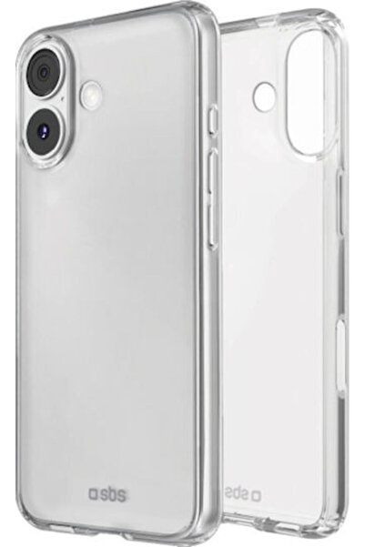 SBS 0.3 Λεπτή Διαφανής Θήκη Πλάτης Σιλικόνης (iPhone 17)