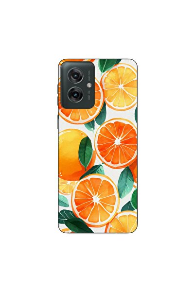 OEM Case compatible with Motorola Moto G55 Silicone Gel Tpu Model Oranges