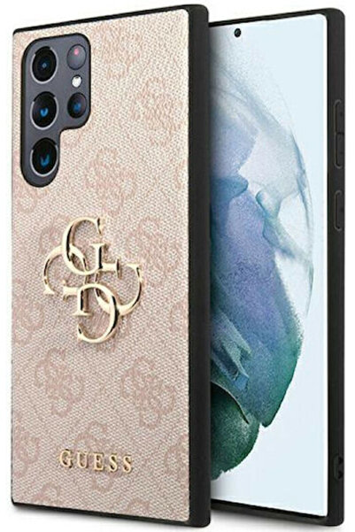 Guess 4G Μεγάλο Κάλυμμα Πλάτης Δερμάτινο Καφέ (Galaxy S22 Ultra) Κωδικός: GUH...