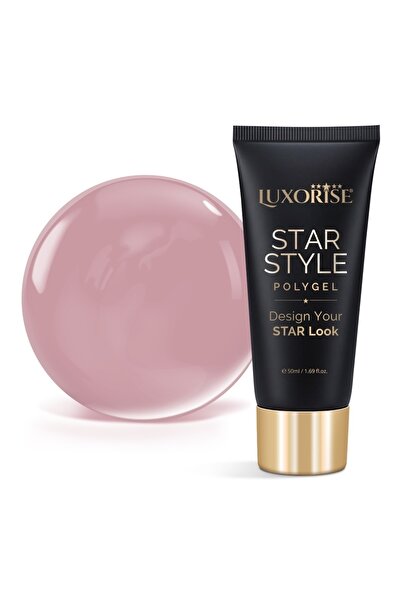 LUXORISE Polygel STAR STYLE - STAR NUDE Collection, Rosy Nude, 50ml