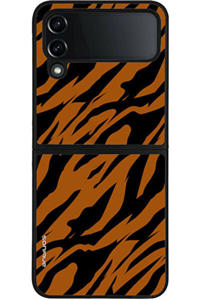 Other Σειρά Sonique Animal Print Samsung Galaxy Z Flip 4 Τίγρη 01 Θήκη Κινητο...