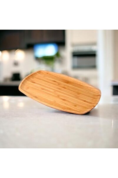 Yıldızan Nzr Beautestore Bamboo Lüx Bamboo Kayak Presentation Plate Serving P...
