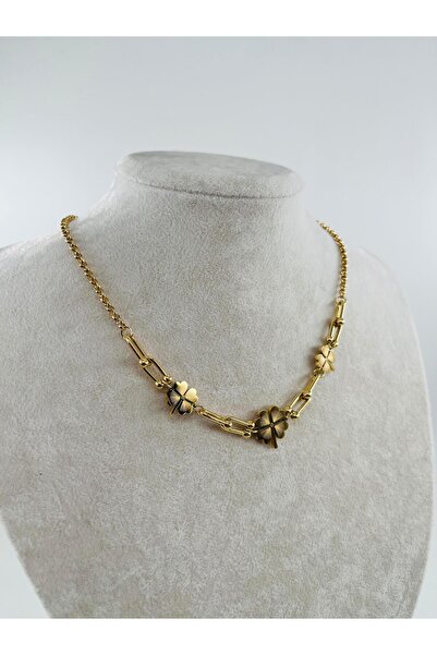 Bozhi Necklace Steel Silver Luminous Style