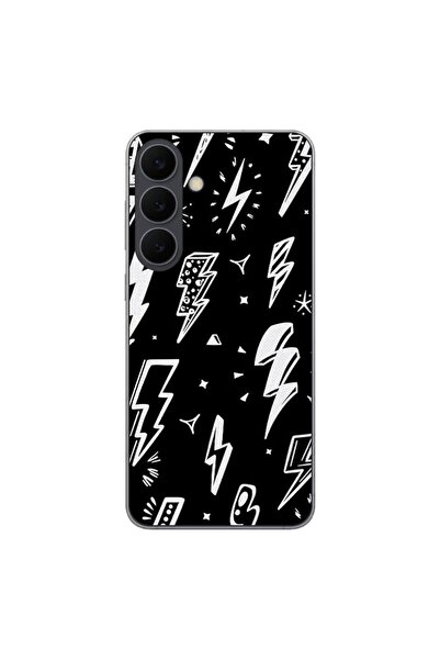 OEM Case compatible with Samsung Galaxy S25 FE Silicon Gel Tpu Lightnings Pat...
