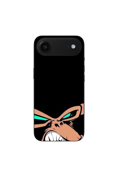 OEM Калъф, съвместим с Apple iPhone, Air Silicon Gel TPU модел, Ядосана маймуна