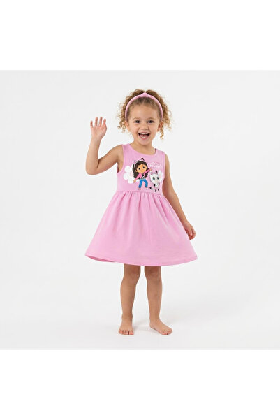 Gabby's Dollhouse Rochie din bumbac fără mâneci, Roz