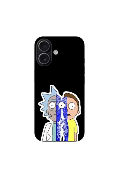 OEM Husa compatibila cu Apple iPhone 17 Silicon Gel Tpu Model Rick And Morty ...